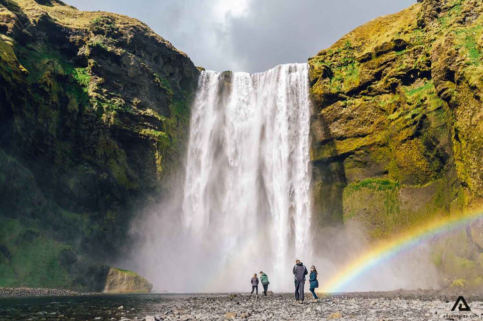 Skogafoss Waterfall in South Iceland Skogafoss Waterfall