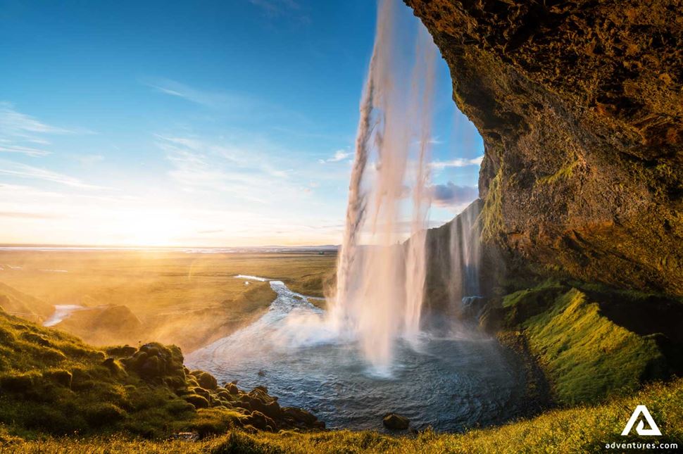 Sunrise at Seljalandsfoss Waterfall Sunrise at Seljalandsfoss Waterfall in Iceland