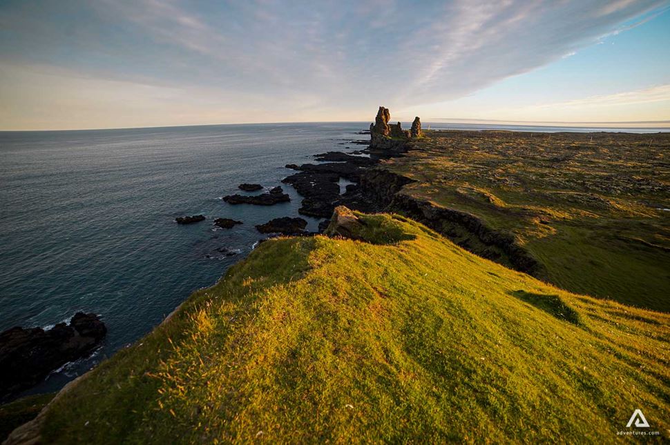 Snaefellsnes Peninsula Sea Shore Landscape Iceland Snaefellsnes Peninsula Sea Shore Landscape