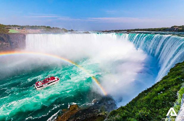 rainbow near niagara rainbow near niagara waterfall