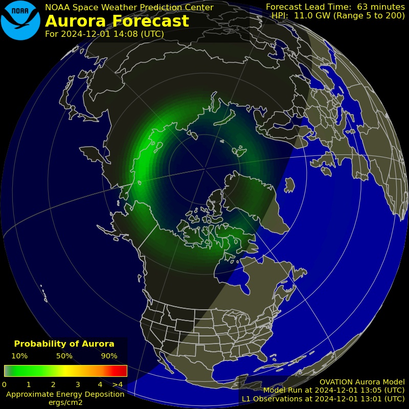 northern lights forecast iceland